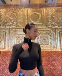Супер стильный обтягивающий лонгслив с молнией