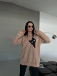 Стильный женский свитшот «Киса»