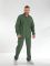 Стильный и комфортный льняной костюм зеленого цвета