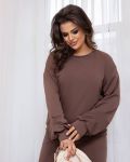 Костюм женский повседневный цвета мокко