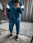 Стильный спортивный мужской костюм Владлен цвета морской волны