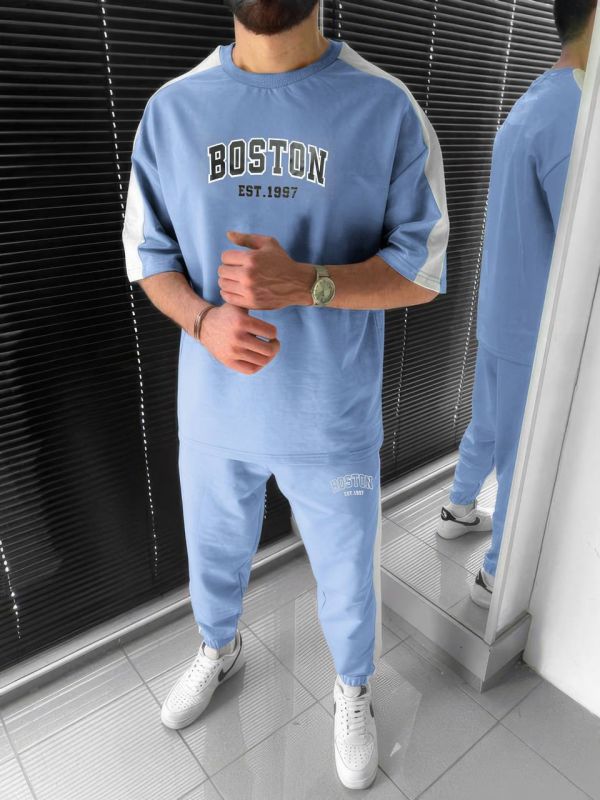 Костюм мужской BOSTON голубого цвета