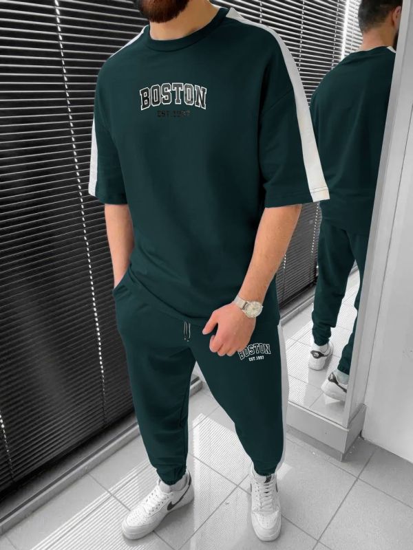 Костюм мужской BOSTON цвета бутылка