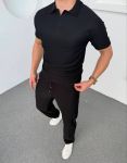 Мужской повседневный костюм черного цвета