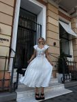 Очень красивое и такое нежное муслиновое платье белого цвета