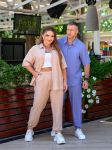 Летний и легкий костюм унисекс «Unisex» цвета джинс