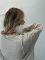 Свитшот свободного кроя бежевого цвета