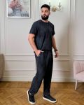 Мужской спортивный костюм черная варка