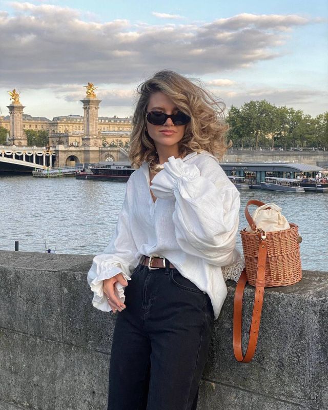 Супер легкая белая рубашка
