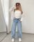 Удобный боди белого цвета