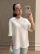 Однотонная футболка oversize белого цвета