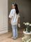 Однотонная футболка oversize белого цвета