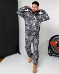 Мужской костюм «Vintage» черно-белого цвета