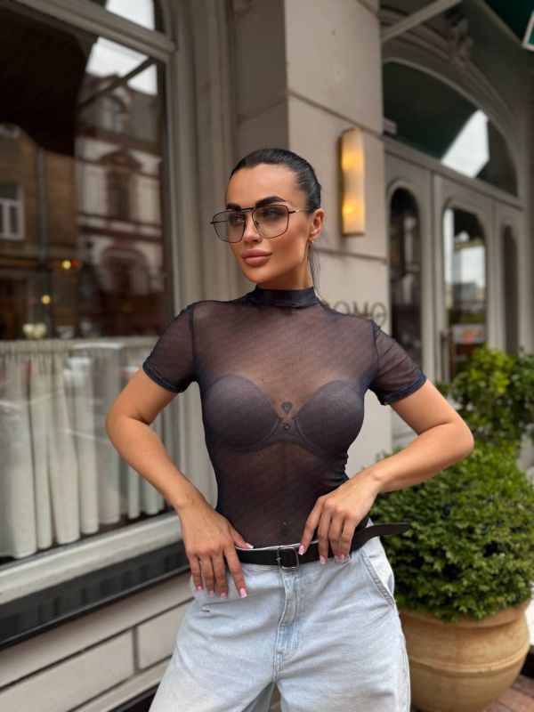 Роскошные боди из сетки Miu Miu