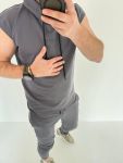 Костюм для твоего активного отдыха графитового цвета