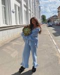 Костюм (рубашка+брюки) Голубой