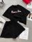 Очень крутой костюм с рельефным принтом черного цвета