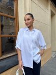 Легкая и невероятно комфортная рубашка белого цвета